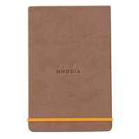 Rhodiarama Webnotepad rigide taupe A5 ligné + élastique - Image principale