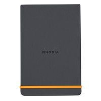 Rhodiarama Webnotepad rigide titane A5 ligné + élastique - Image principale