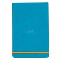Rhodiarama Webnotepad rigide turquoise A5 ligné + élastique - Image principale