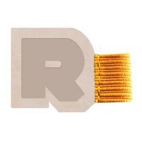 Porte-stylo autoadhésif beige pour blocs carnets et agendas - Image principale