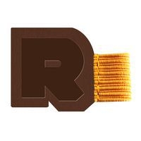 Porte-stylo autoadhésif bronze pour blocs carnets et agendas - Image principale