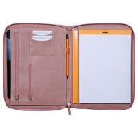 Grand conférencier bois de rose pour bloc carnet format A4 - Image principale