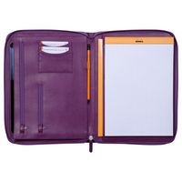 Grand conférencier violet pour bloc ou carnet format A4 - Image principale