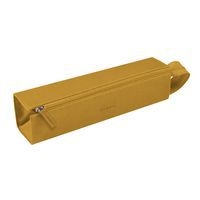 Trousse plumier or simili cuir italien 23x5x5 cm - Image principale