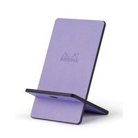 Support pour téléphone mobile en simili cuir italien iris - Image principale