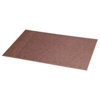 Sous-main rigide simili cuir italien chocolat 60x40 cm - Image principale