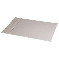 Sous-main rigide simili cuir italien silver 60x40 cm - Image principale