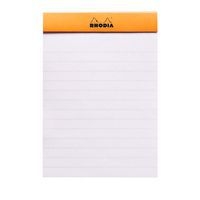 Bloc agrafé orange N 12 8,5x12 cm 80 feuillets 80g - Image 2