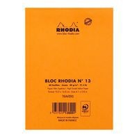 Bloc agrafé orange N 13 10,5x14,8 cm 80 feuillets 80g - Image 7