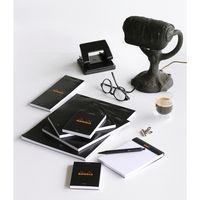 Bloc agrafé noir N 11 7,4x10,5 cm 80 feuillets 5x5 80g - Image 4