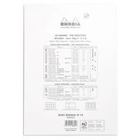 Bloc agrafé blanc N 18 21x29,7 cm 80 feuillets 80g - Image 3