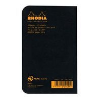 Carnet piqué noir dot 7,5 x 12 cm 48p non détachables 80g - Image 2