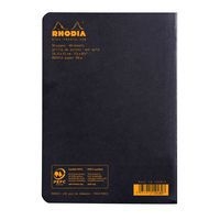 Cahier noir piqué ligné 14,8x21 cm 96 pages non détachables 80g - Image 2