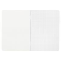 Cahier piqué blanc 14,8x21 cm 96 pages 5x5 non détachables 80g - Image 3