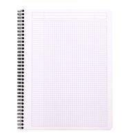 Notebook reliure intégrale orange A4+ 5x5 cadre en-tête - Image 2