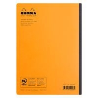Carnet dos toilé composition book orange A5 5x5 160 pages - Image 2