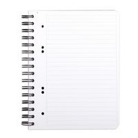 Cahier recharge Exabook reliure intégrale A5+, ligné+cadre - Image 2