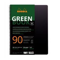 Rhodiactive Greenbook petits carreaux avec marge + cadre A4+ - Image 2