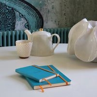 Rhodiarama carnet souple turquoise A6 144 pages ligné 90g - Image 4