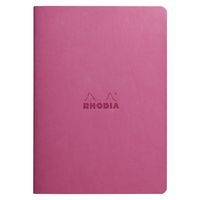 Cahier rhodiarama piqûre textile lilas A5 64 pages dot 90 g - Image 2