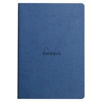 Cahier rhodiarama piqûre textile saphir A5 64 pages ligné - Image 3