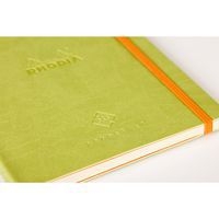 Carnet perpétuel anis A5 coins microperforés + élastique - Image 3