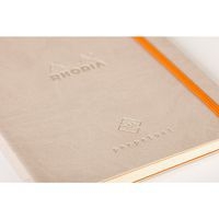Carnet perpétuel beige A5 coins microperforés + élastique - Image 6