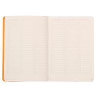 Carnet perpétuel noir A5 coins microperforés + élastique - Image 2