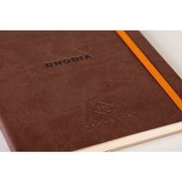Carnet perpétuel chocolat A5 coins microperforés + élastique - Image 7