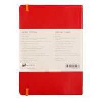 Carnet perpétuel coquelicot A5 coins microperforés + élastique - Image 4