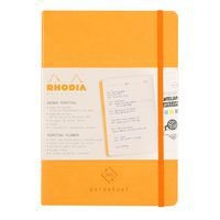Carnet perpétuel orange A5 coins microperforés + élastique - Image 7