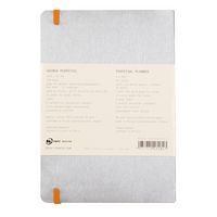Carnet perpétuel silver A5 coins microperforés + élastique - Image 8