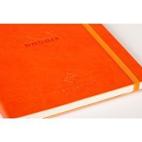 Carnet perpétuel tangerine A5 coins microperforés +élastique - Image 8