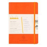 Carnet perpétuel tangerine A5 coins microperforés +élastique - Image 4