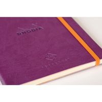 Carnet perpétuel violet A5 coins microperforés + élastique - Image 5