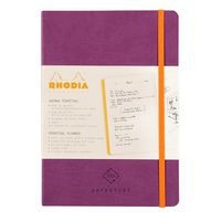 Carnet perpétuel violet A5 coins microperforés + élastique - Image 6