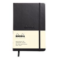Webnotebook noir A5 192 pages dot fermeture élastique - Image 3