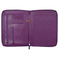 Grand conférencier violet pour bloc ou carnet format A4 - Image 2