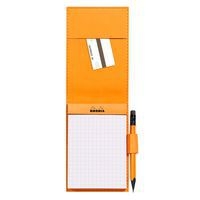 Porte-bloc beige avec porte-crayon + bloc n 11 5x5 - Image 3