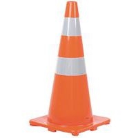 Cône de balisage avec bandes réfléchissantes - Manutan Expert - Image 4