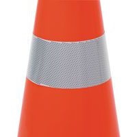 Cône de balisage avec bandes réfléchissantes - Manutan Expert - Image 5