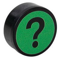 Aimant rond avec symbole point d'interrogation - Image 6