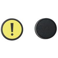 Lot de 5 aimantsean Management Attention Jaune - Image 2