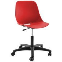 Chaise Bakéa coque polypropylène Rouge - Image principale