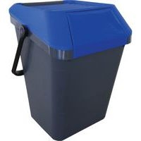 Poubelle EasyMax 45 L noir/bleu - Image principale