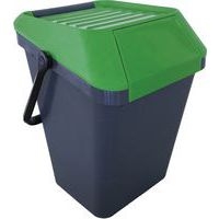 Poubelle EasyMax 45 L noir/vert - Image principale