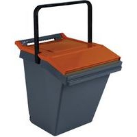 Récipient de séparation des déchets Easytech 40L orange/noir - Image principale