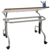 Table Demeter plateau inclinable T3 à T7 gris 9006 - Image 2