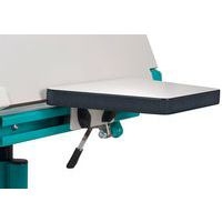 Glissière avec accoudoirs coulissants pour table Demeter - gris 9006 - Image 4