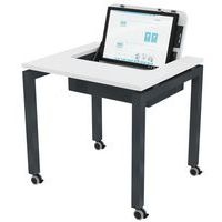 Poste écran rabattable Arcade mobile mélaminé - Image 2